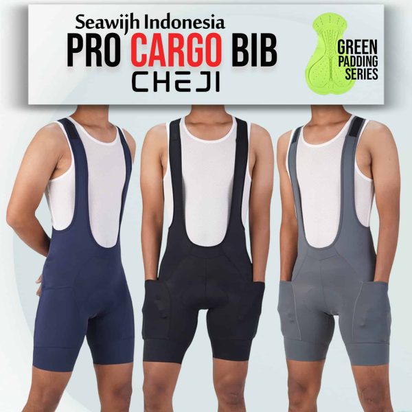 BIB SHORT CARGO GREENPAD