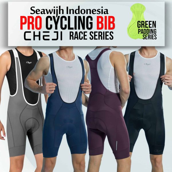 BIB SHORT RACE GREENPAD