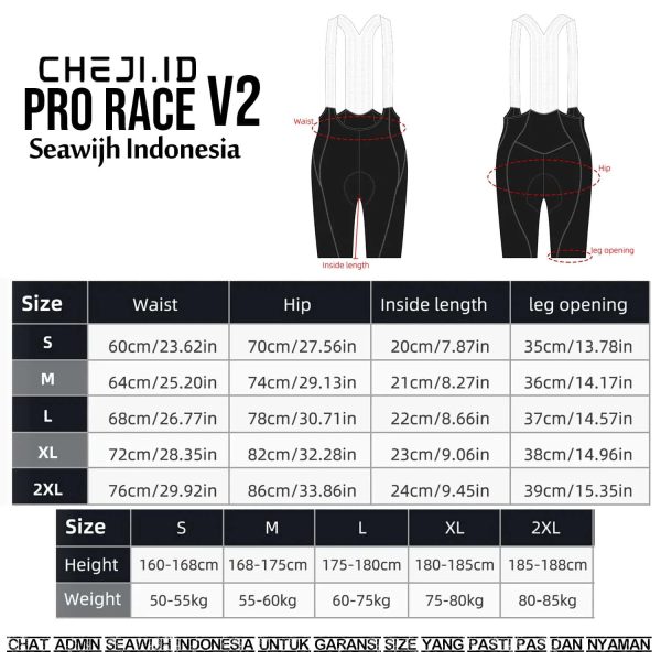 BIB SHORT PRO RACE V2 - Gambar 15