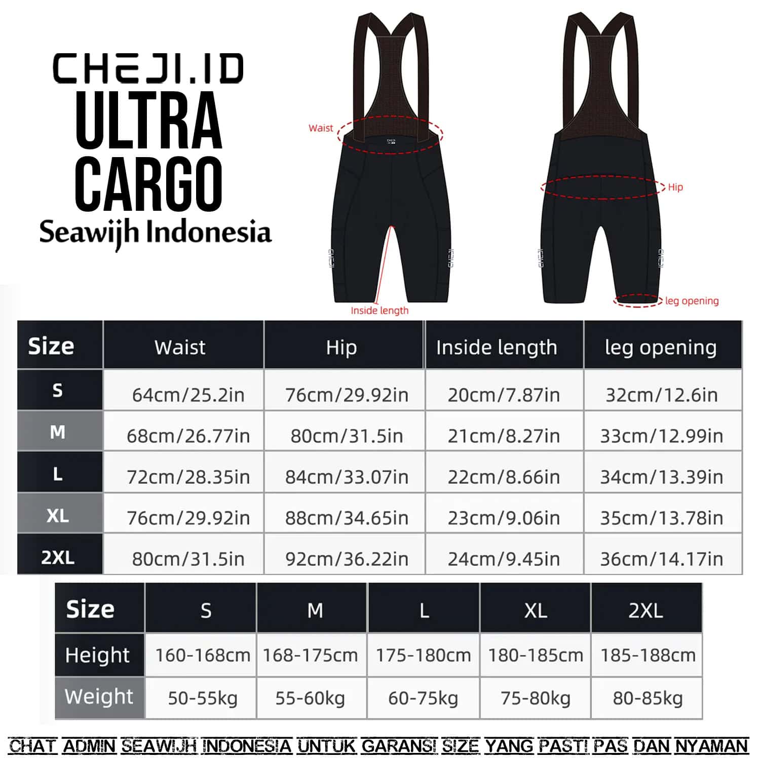 BIB SHORT CARGO ULTRA V2 - Gambar 18
